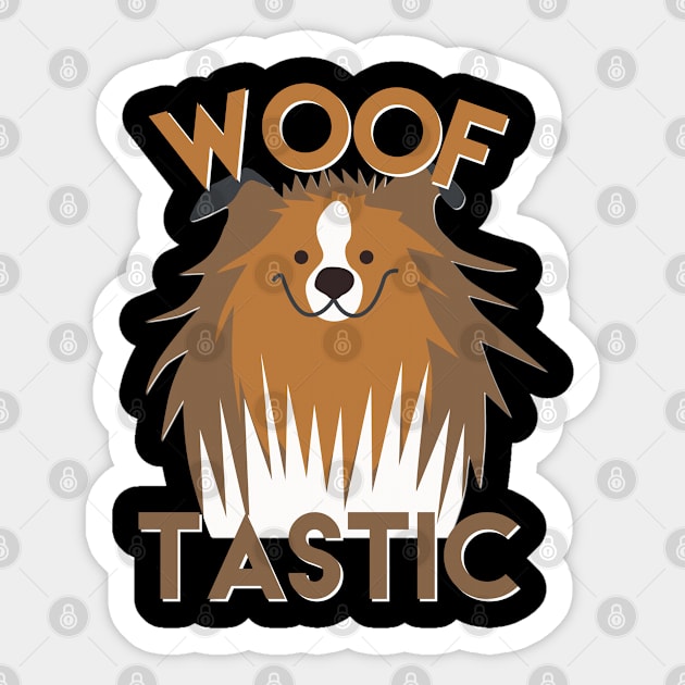 Woof-Tastic Dog Owner Present Sticker by ShirtyLife